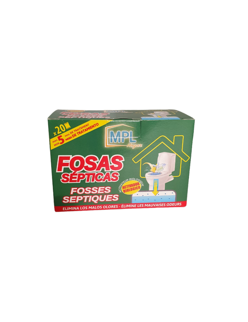 ACTIVADOR FOSAS SEPTICAS MPL C/20 SOBRES 20 GR