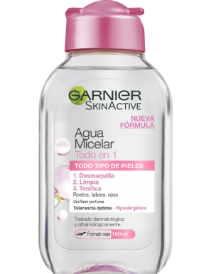 AGUA MICELAR GARNIER TODO EN 1 B/100 ML