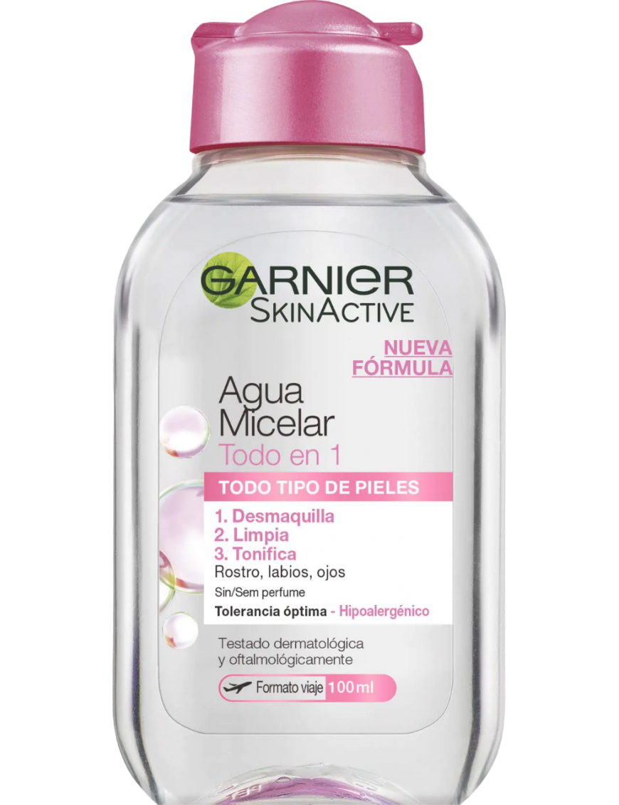 AGUA MICELAR GARNIER TODO EN 1 B/100 ML