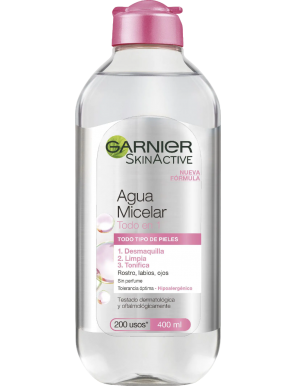 AGUA MICELAR GARNIER TODO EN 1 B/400 ML