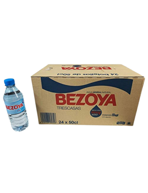 AGUA MINERAL BEZOYA  NATURAL CAJA X 24UD PET 500ML