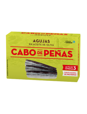 AGUJAS ACEITE/OLIVA CABO PEÑAS LATA 120 ML