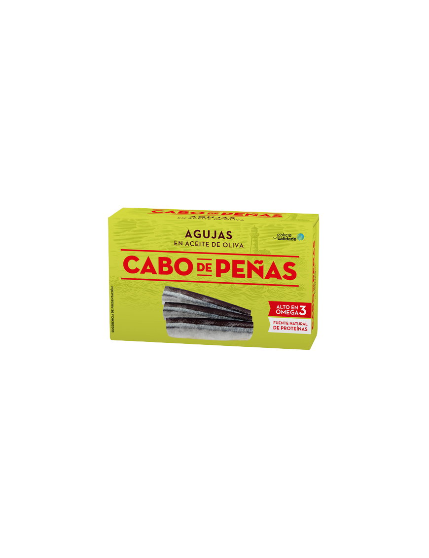 AGUJAS ACEITE/OLIVA CABO PEÑAS LATA 120 ML