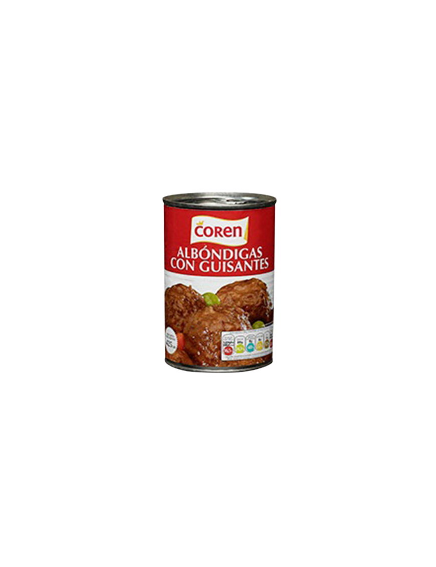 ALBONDIGAS C/GUISANTES LOURIÑO/COREN L/425 GR