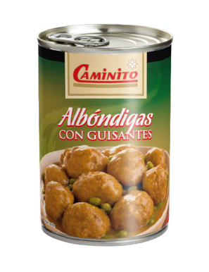 ALBONDIGAS CON GUISANTES CAMINITO L/415 GR