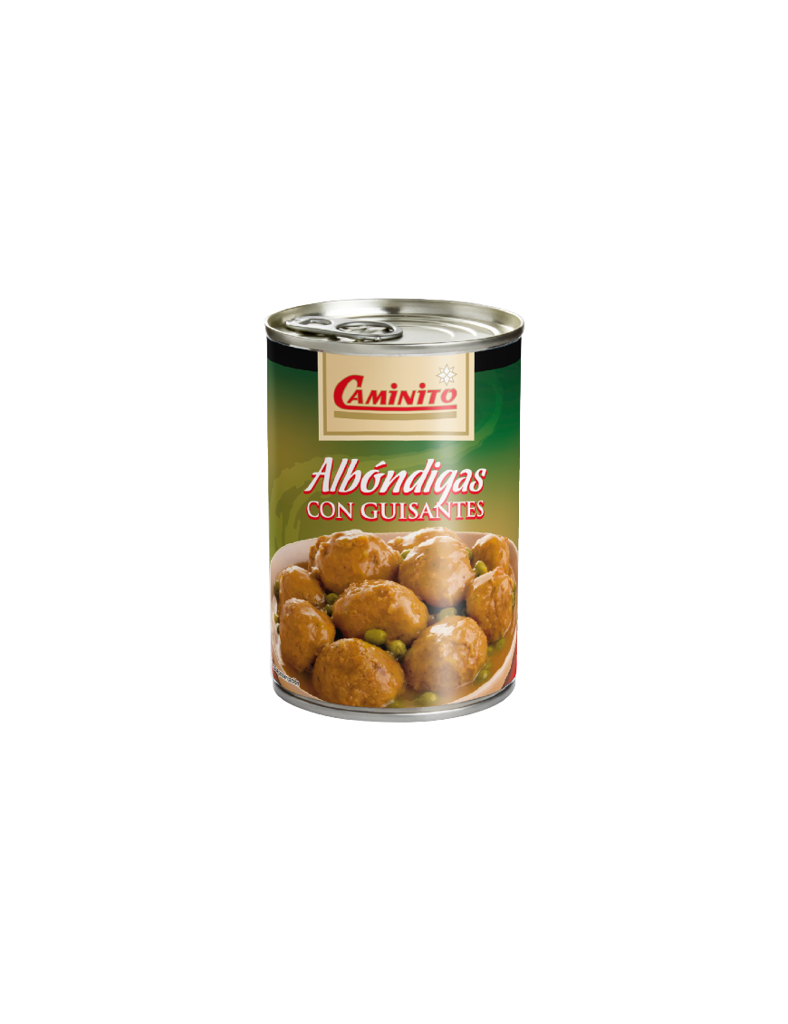 ALBONDIGAS CON GUISANTES CAMINITO L/415 GR