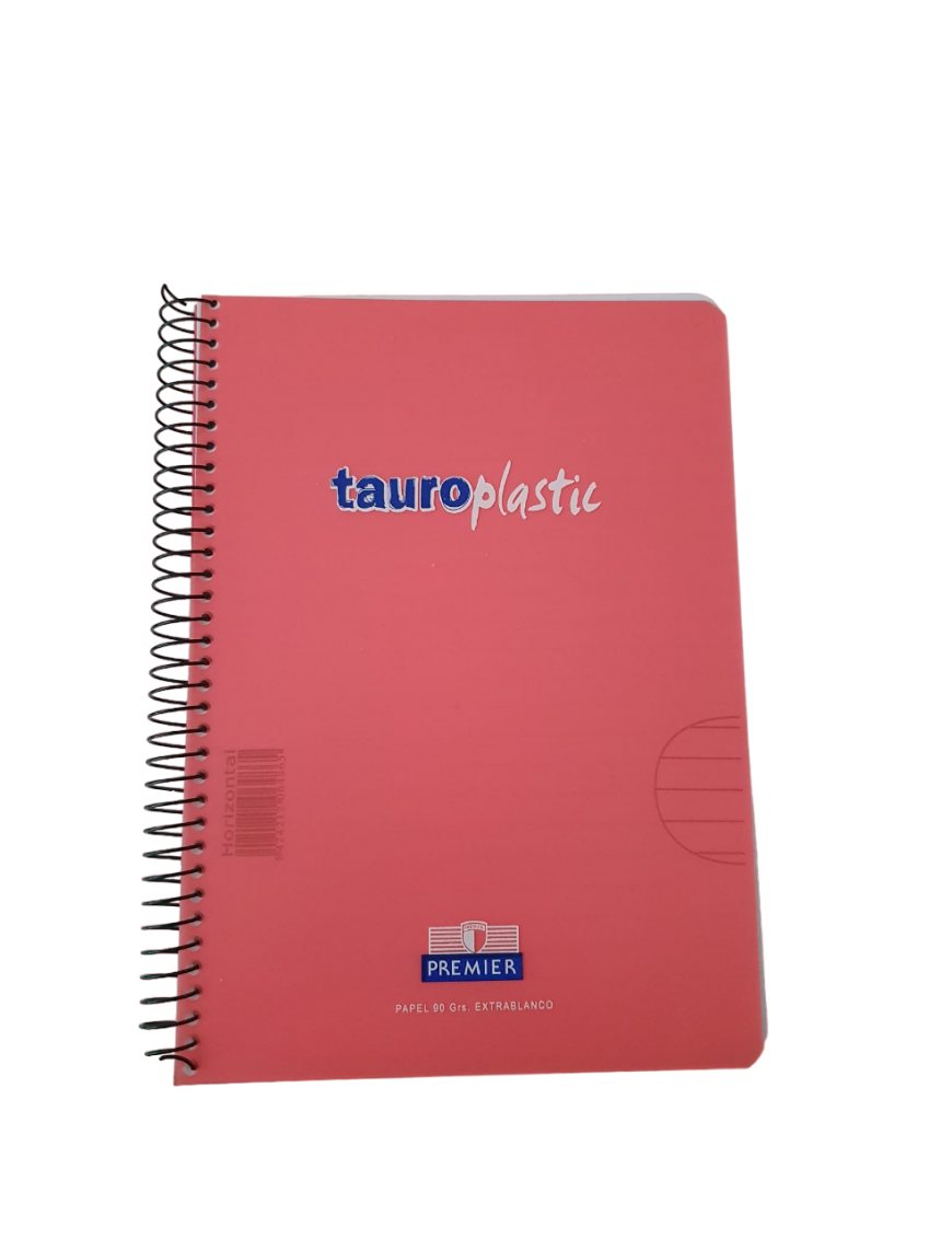 PP CUADERNO TAUROPLASTI 80H 4º PAUTA HORIZONTAL UD