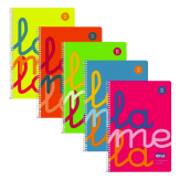 PP CUADERNO LAMELA POLIPROPILEN 80H Fº 3-4-5 MM UD