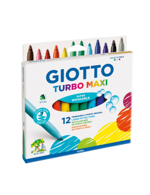 PP ROTULADOR GIOTTO PUNTA GRUESA TURBO MAXI 12UD