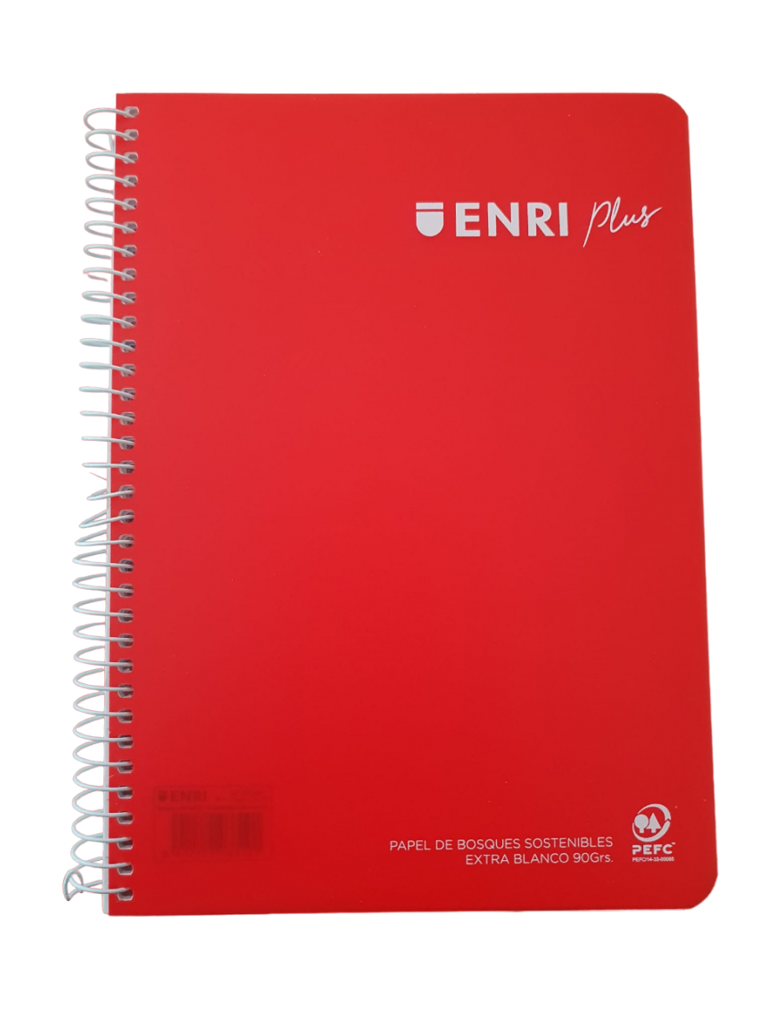 PP CUADERNO TAURO/ENRI 80H 4º PAUTA-3,5 MM UD