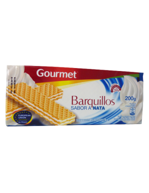 GALLETAS GOURMET BARQUILLO NATA P/350GR