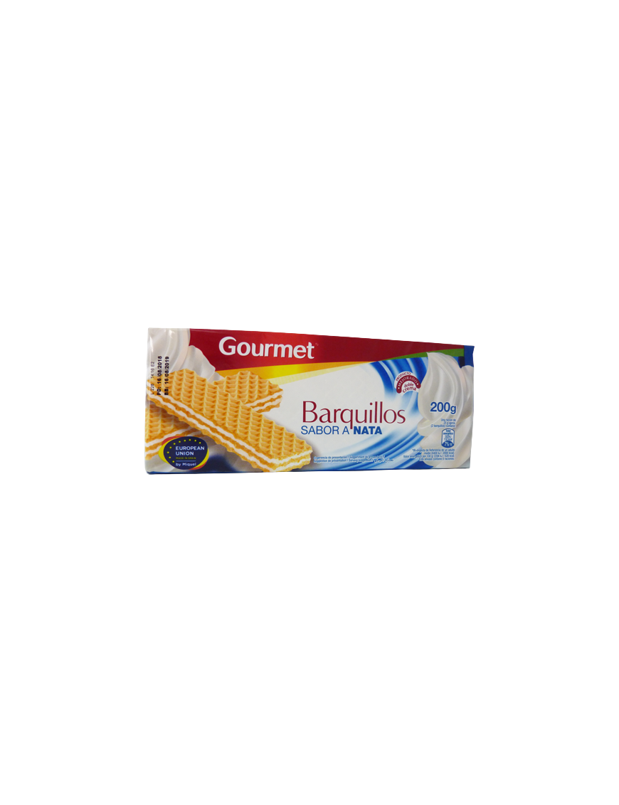 GALLETAS GOURMET BARQUILLO NATA P/350GR