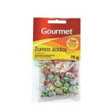 CARAMELOS GOURMET ACIDO S/AZ B/75G