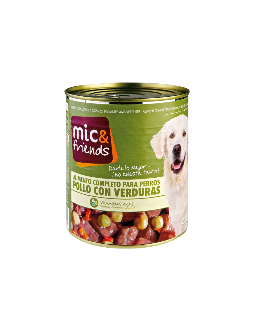 COMIDA PERRO MIC&FRIENDS POLLO/VERDURA L/720 GR