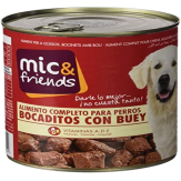 COMIDA PERRO MIC&FRIENDS BUEY L/1.2 KG