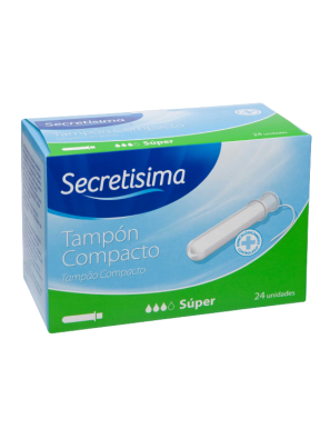 TAMPONES SECRETISIMA C/APLICADOR SUPER C/24 UD