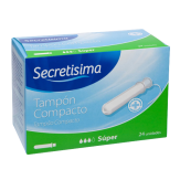 TAMPONES SECRETISIMA C/APLICADOR SUPER C/24 UD