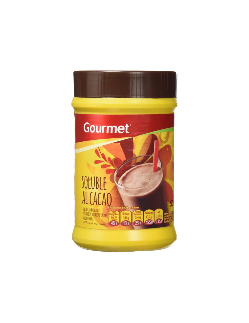 CACAO GOURMET SOLUBLE BOTE 500 GR