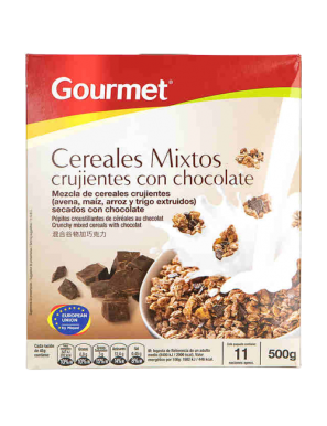 CEREALES GOURMET MUESLI CON CHOCOCOALTE  P/500GR