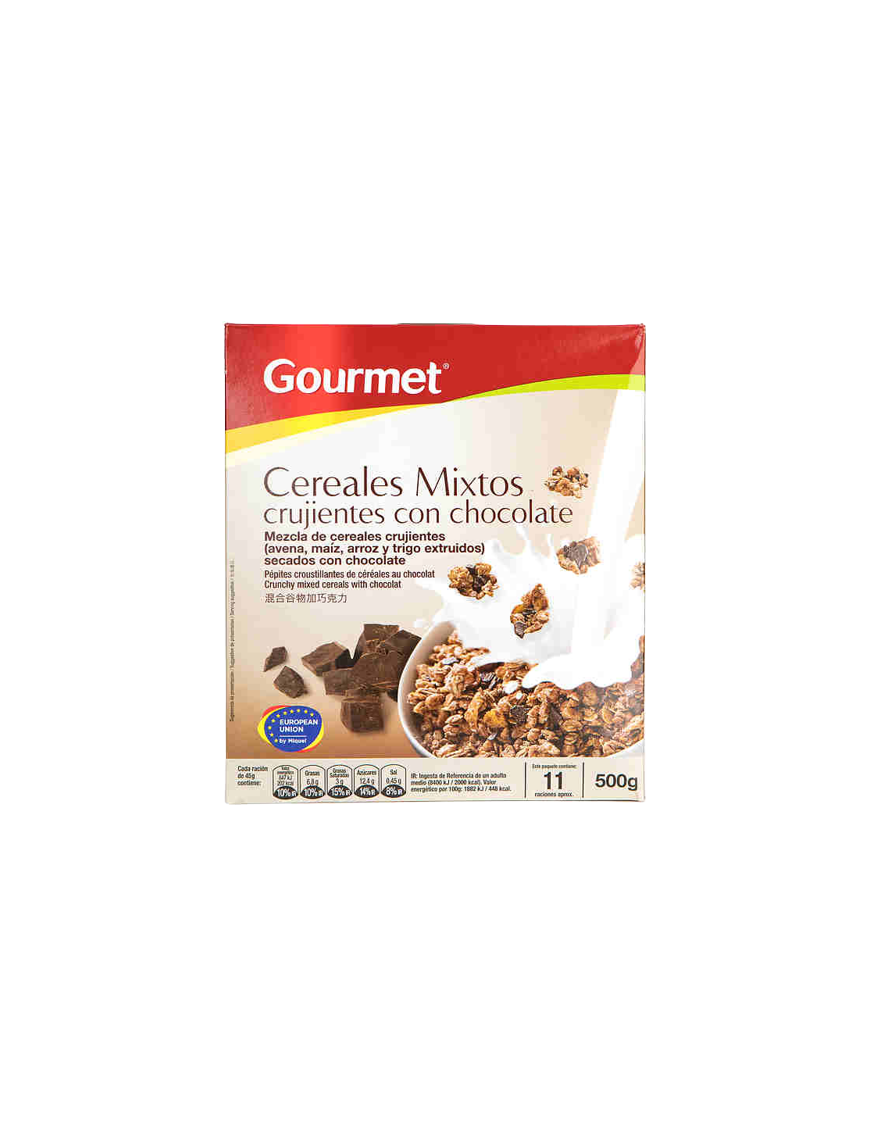 CEREALES GOURMET MUESLI CON CHOCOCOALTE  P/500GR