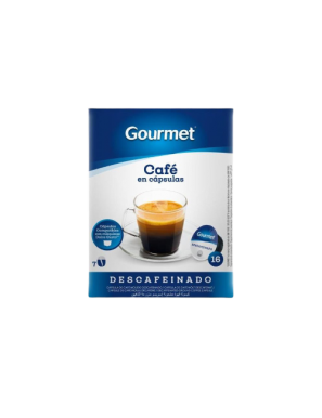 CAFE GOURMET DESCAFEINADO CAPSULAS 16 UD