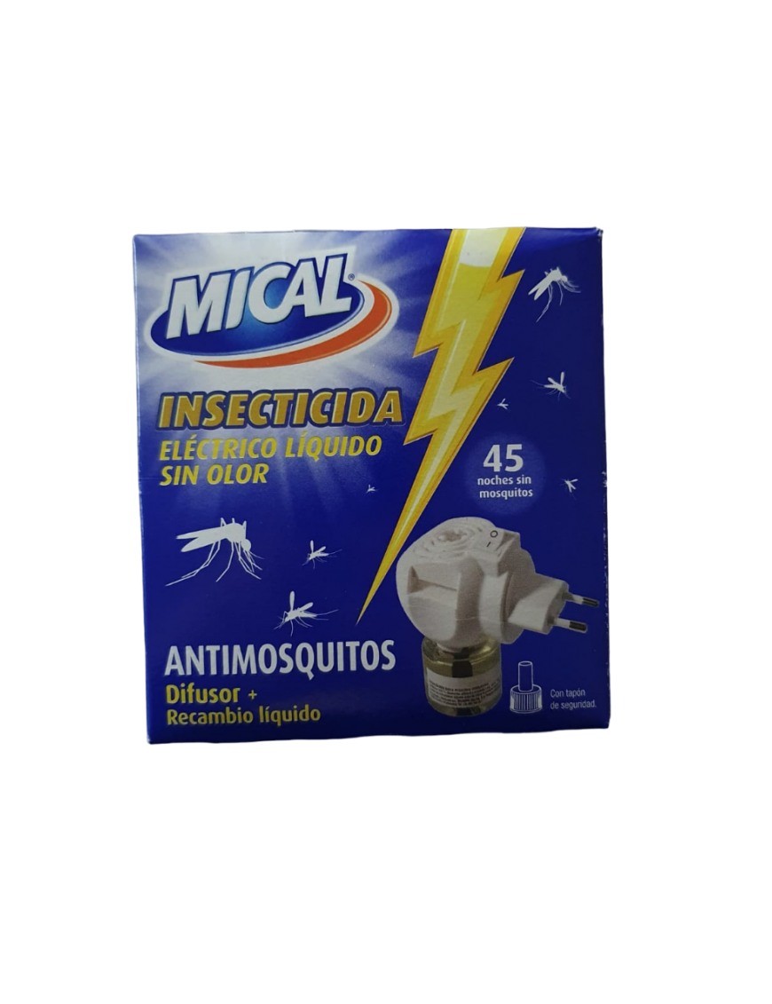 INSECTICIDA MICA ELECT. S/OLOR APARATO+RECAMBIO