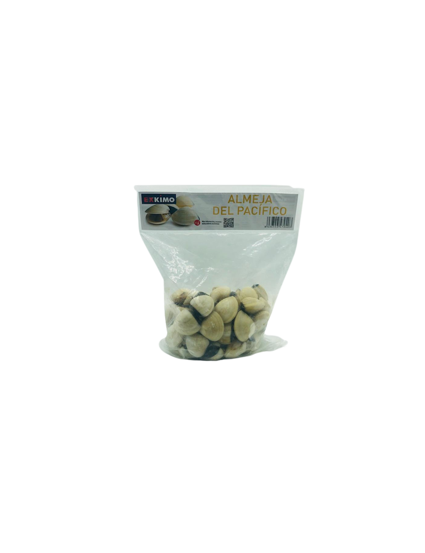 ALMEJA ENTERA BLANCA PACIFICO 60/80 EXKIMO B/450GR