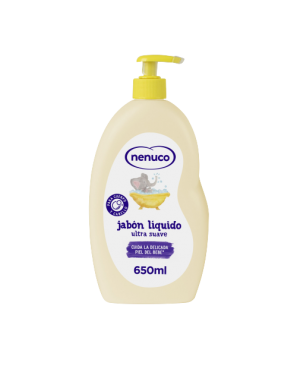 JABON LIQUIDO INFANTIL NENUCO ULTRA SUAVE B/650 ML