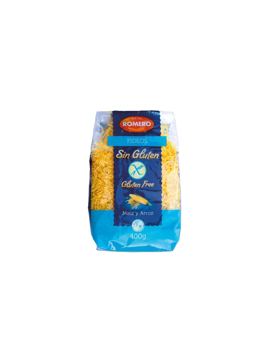 FIDEOS ROMERO S/GLUTEN  B/400 GR