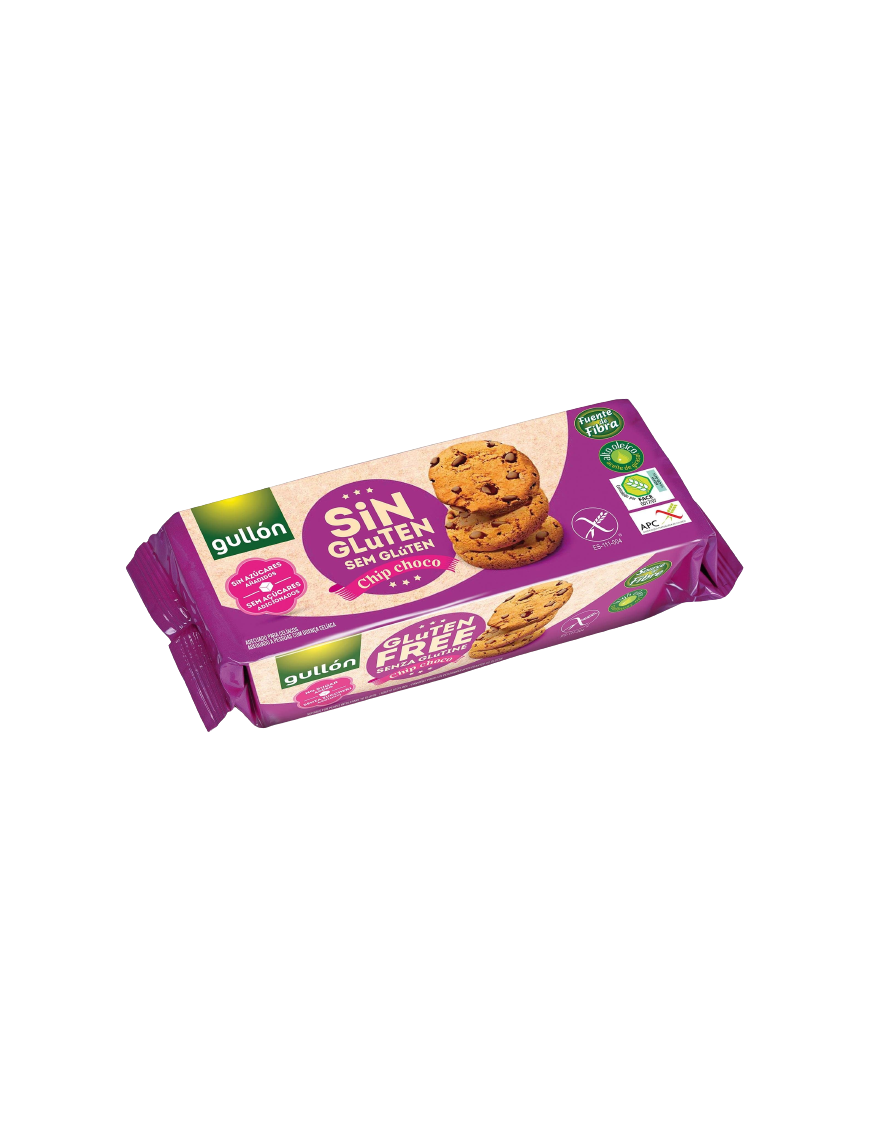 GALLETAS GULLON CHIP CHOCO S/GLUTEN (LILA) P/130 G