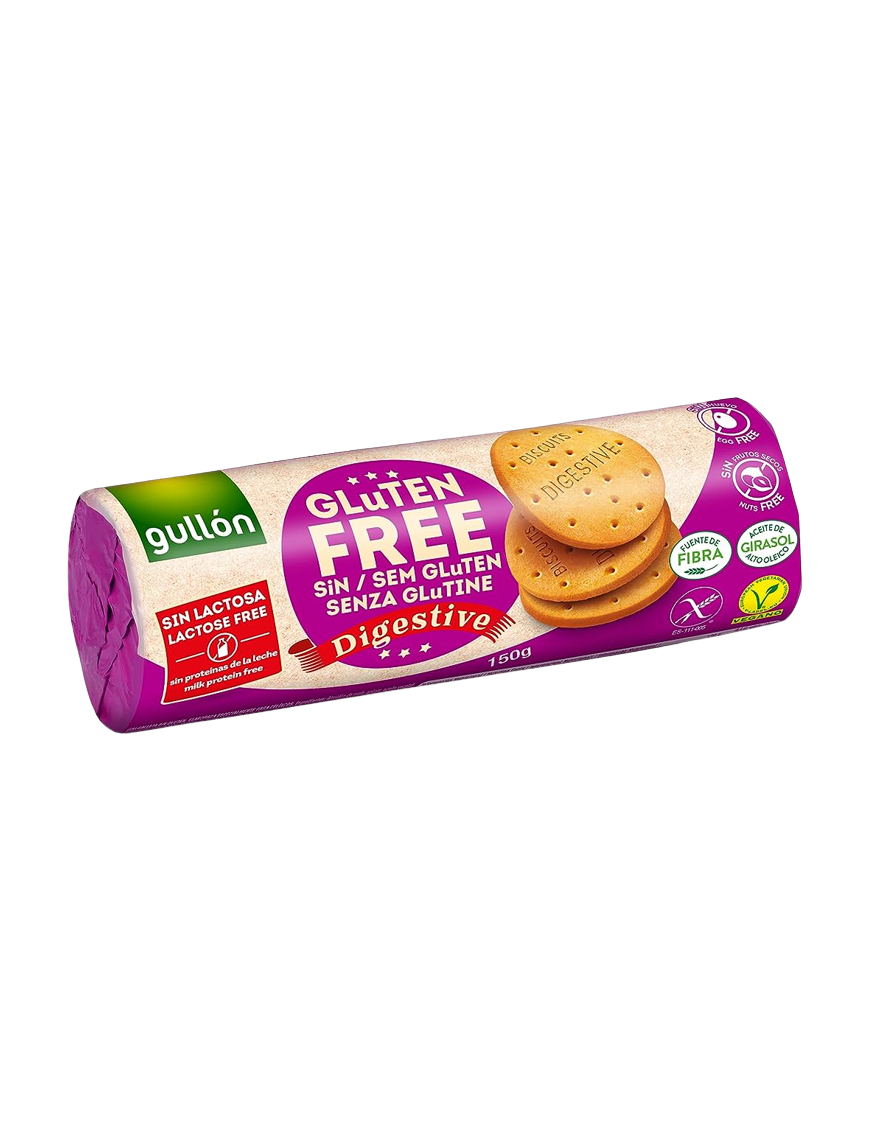 GALLETAS GULLON DIGESTIVE SIN GLUTEN P/150 GR