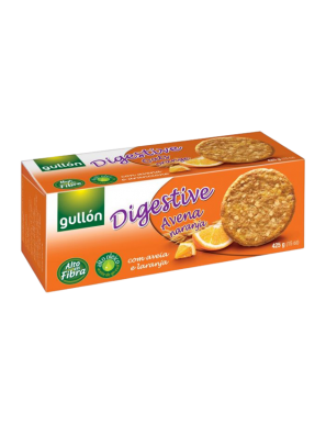 GALLETAS GULLON DIGESTIVE AVENA NARANJA P/425 GR