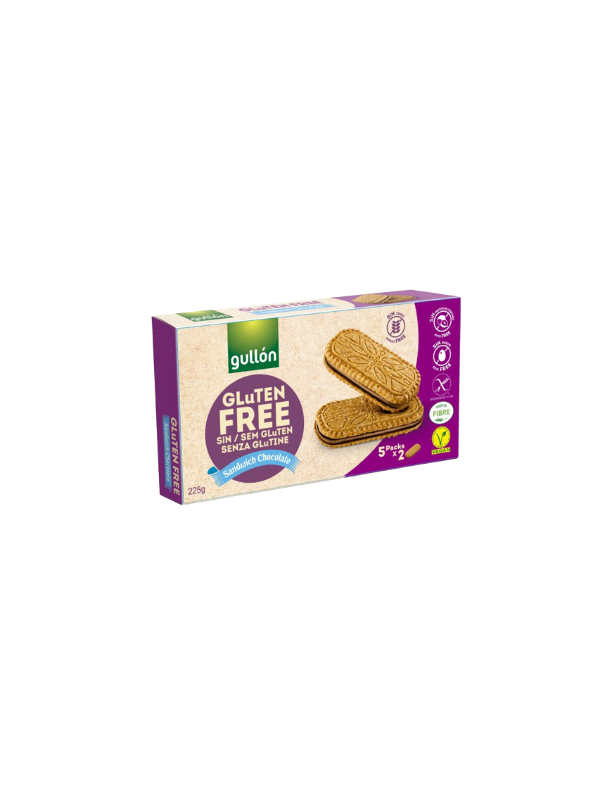 GALLETAS GULLON SANDWICH CHOCOLATE S/GLUTEN P/225G