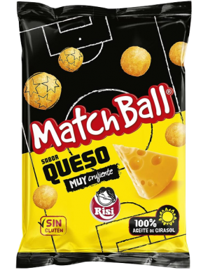 MATCH BALL RISI SABOR QUESO S/GLUTEN   B/105 GR