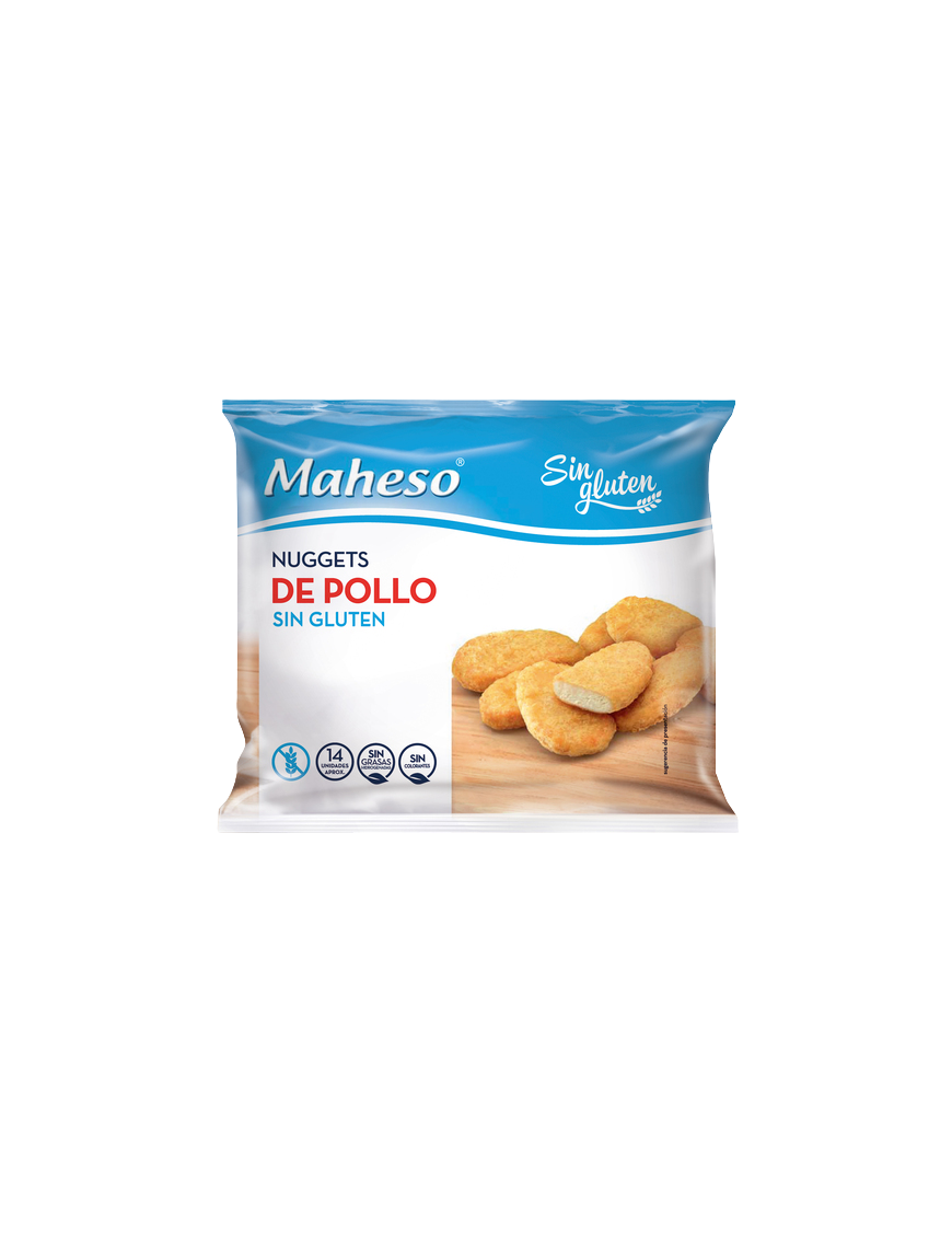 NUGGET POLLO (SIN GLUTEN) MAHESO B/ 300 GR.