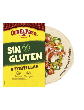 S/GLUTEN OLD EL PASO TORTILLA MEJICANA P/6 UD