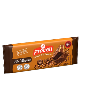 S/GLUTEN PROCELI AIR WAFERS P/100 GR