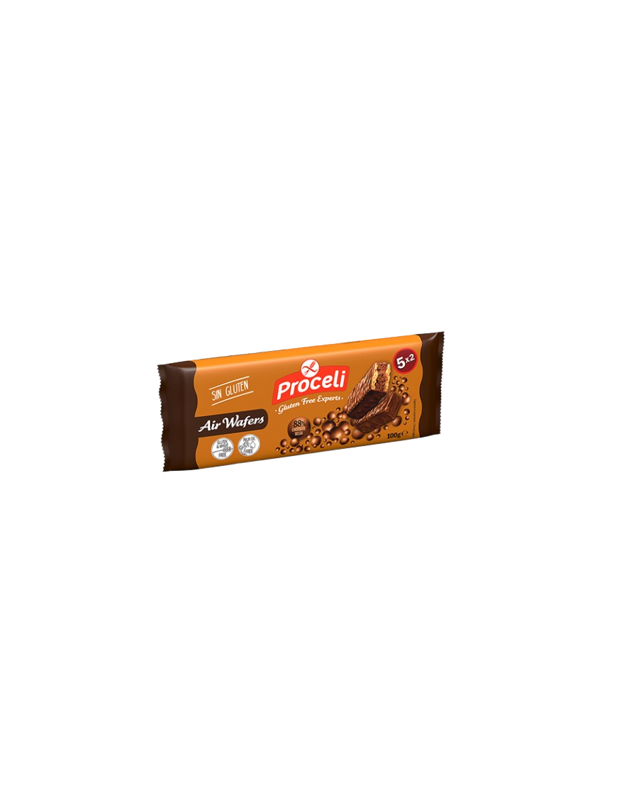 S/GLUTEN PROCELI AIR WAFERS P/100 GR