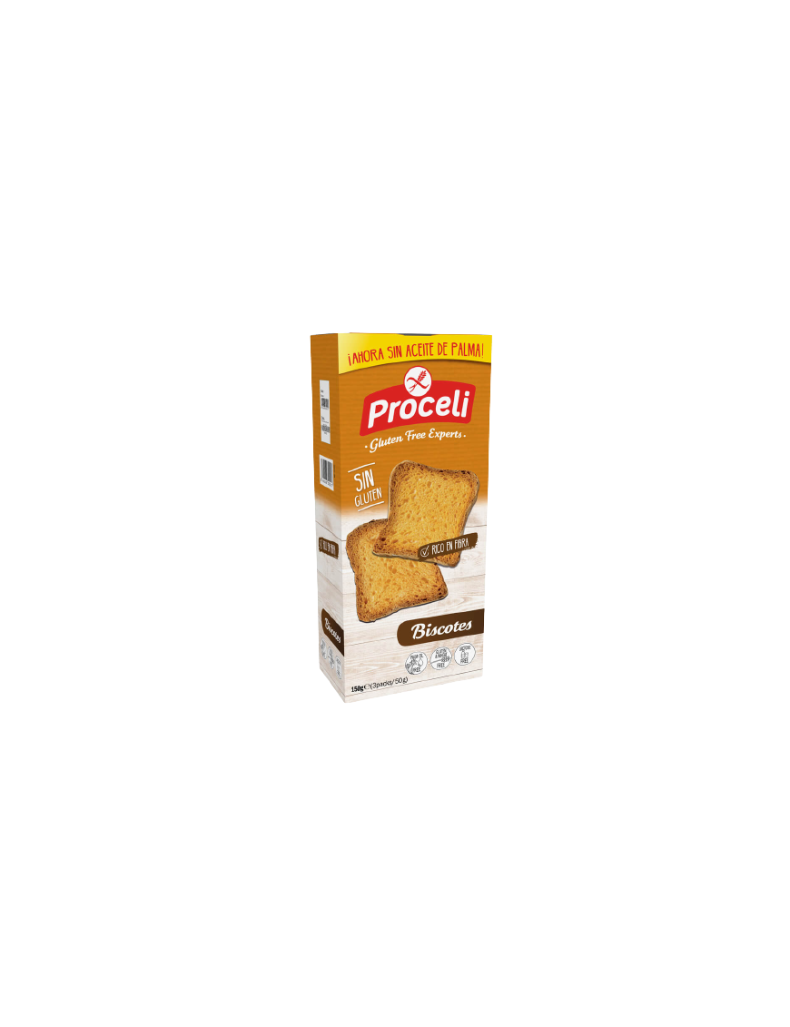 S/GLUTEN PROCELI PAN TOSTADO B/150 GR