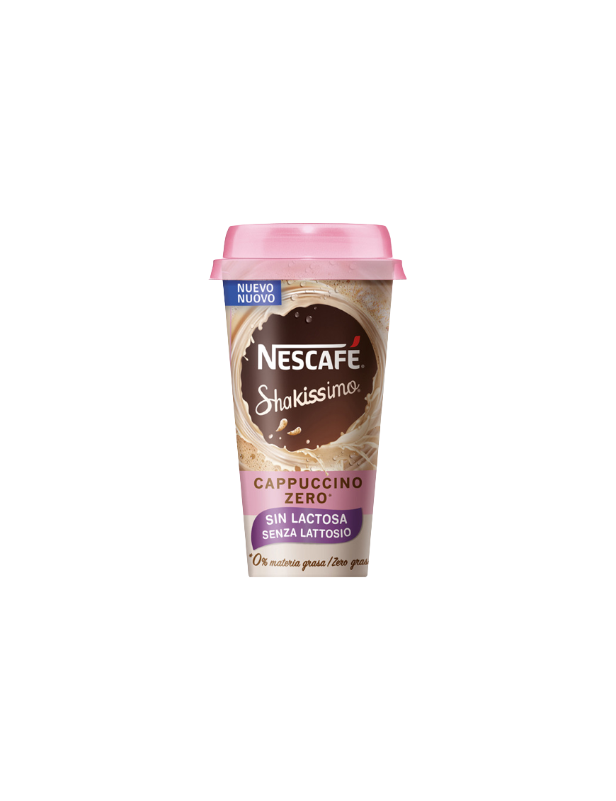 NESCAFE SHAKISSIMO CAPUCCINO ZERO S/LACT. B/190 ML