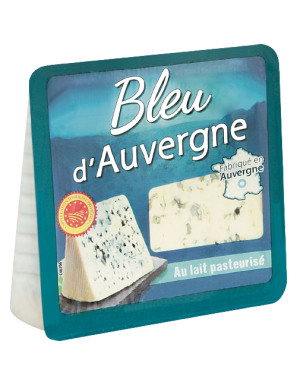 QUESO AZUL D AUVERGNE LACTALIS 1/2 PZ.X. KG.