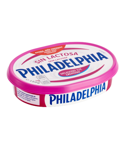 QUESO PHILADELPHIA KRAFT SIN LACTOSA TARRINA 150GR