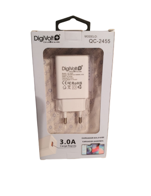 CARGADOR USB 3.0A QC2455 UD