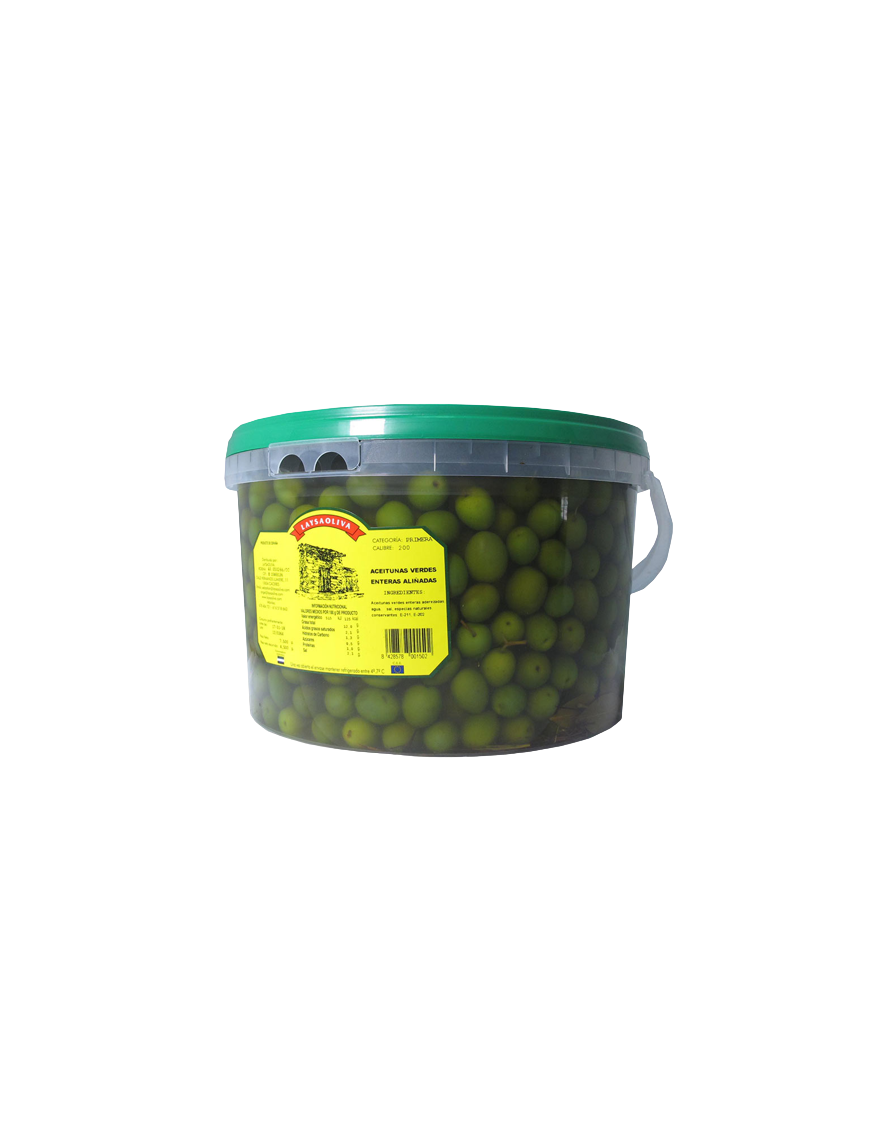 ACEITUNAS ALIÑADAS VERDE HURDES GF/4 KG