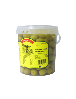 ACEITUNAS VERDE ENTERA S/A HURDES GF/4 KG