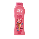 GEL BAÑO TULIPAN NEGRO YOGURT FRUTOS ROJOS B/650ML