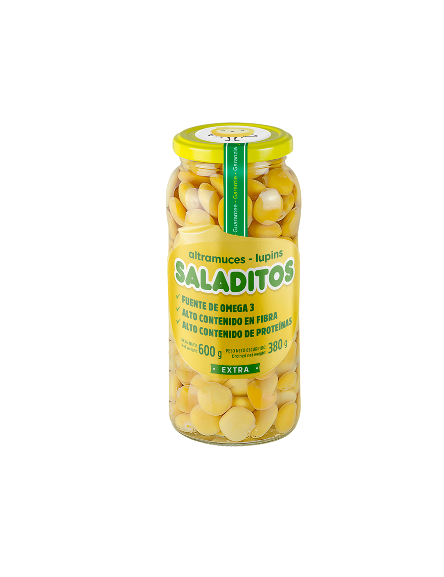 ALTRAMUCES SALADITOS TARRO CRISTAL 600 GR