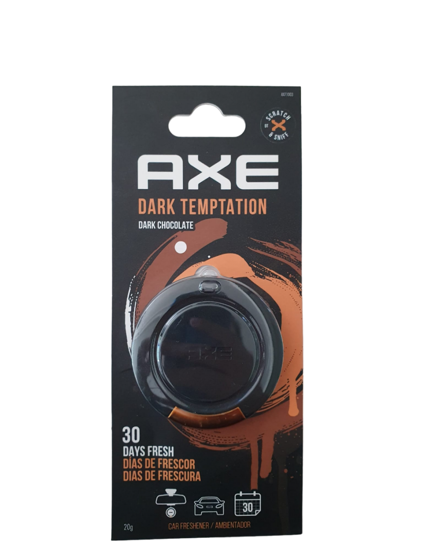 AMBIENTADOR COCHE AXE DARK TEMPTATION COLGADOR