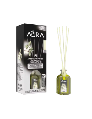 AMBIENTADOR MIKADO AURA FLOR DE ALGODON 50 ML.