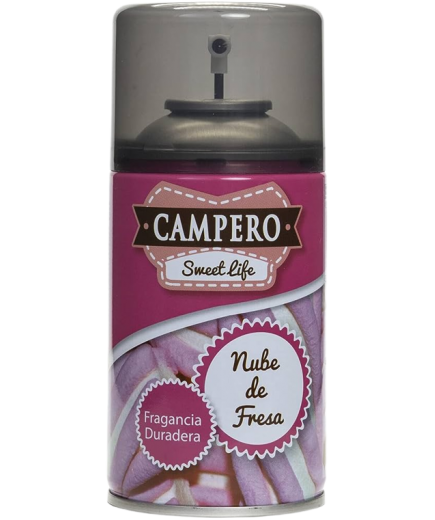 AMBIENTADOR RECAMBIO CAMPERO NUBE FRESA 250 ML